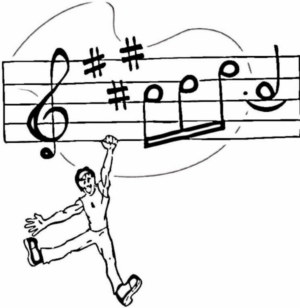 Disegno di nota musicale da stampare e colorare 25