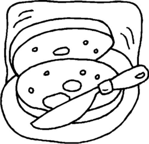 Disegno di colazione da stampare e colorare 23