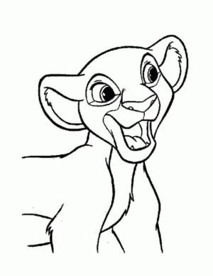 Disegno di Re Leone da stampare e colorare 26