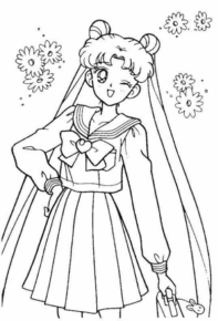Disegno di Sailor Moon da stampare e colorare 73