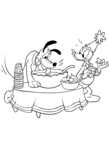 Disegno di Paperino da stampare e colorare 117