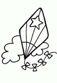 Disegno di aquilone da stampare e colorare 10