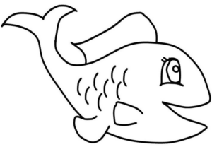 Disegno di pesce da stampare e colorare 273