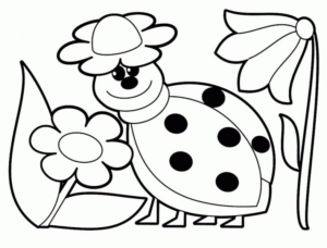 Disegno di coccinella da stampare e colorare 28