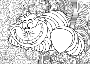 Disegno di Alice nel paese delle meraviglie da stampare e colorare 93
