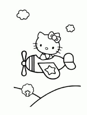 Disegno di Hello Kitty da stampare e colorare 42