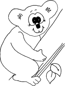 Disegno di koala da stampare e colorare 21