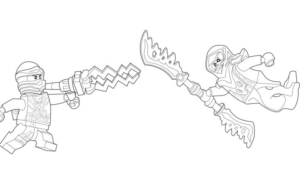 Disegno di Ninja Go da stampare e colorare 5