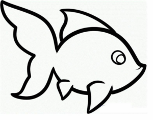 Disegno di pesce da stampare e colorare 274