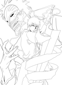 Disegno di Bleach da stampare e colorare 2