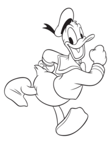 Disegno di Paperino da stampare e colorare 25