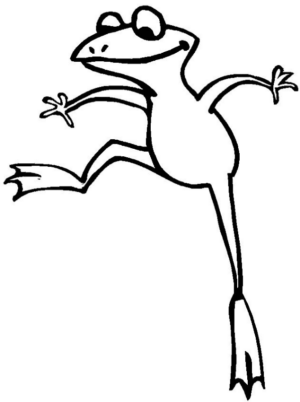 Disegno di rana da stampare e colorare 60