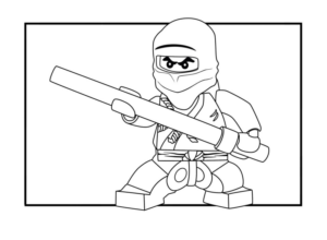 Disegno di Ninja Go da stampare e colorare 20