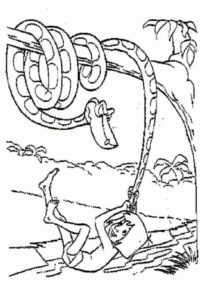 Disegno di Il libro della giungla da stampare e colorare 107 Disegno di Il libro della giungla da stampare e colorare 107