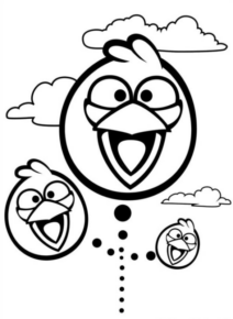 Disegno di Angry birds da stampare e colorare 81