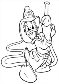 Disegno di Paperino da stampare e colorare 35