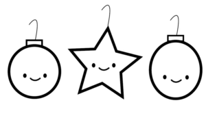 Disegno di decorazione da appendere da stampare e colorare 3