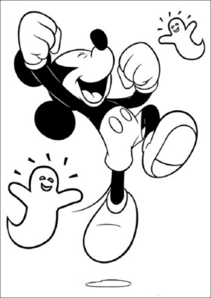 Disegno di Topolino da stampare e colorare 185