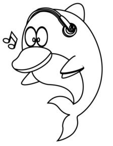 Disegno di pesce da stampare e colorare 233