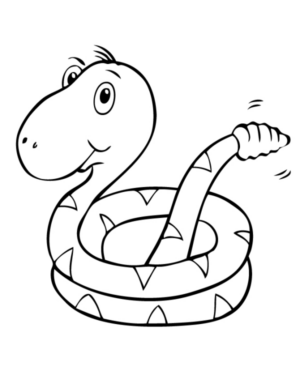 Disegno di serpente da stampare e colorare 33