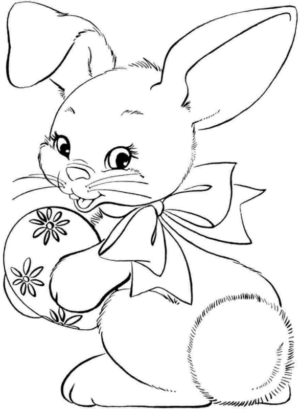 Disegno di uovo di Pasqua da stampare e colorare 43