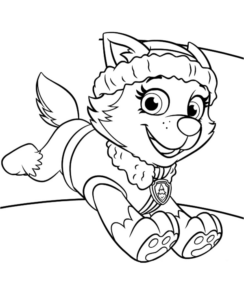 Disegno di Paw Patrol – Cane pompiere da stampare e colorare 20