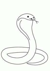 Disegno di serpente da stampare e colorare 32