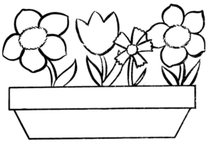 Disegno di fiore da stampare e colorare 28