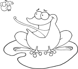 Disegno di rana da stampare e colorare 81