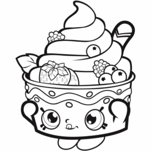 Disegno di dolce da stampare e colorare 90