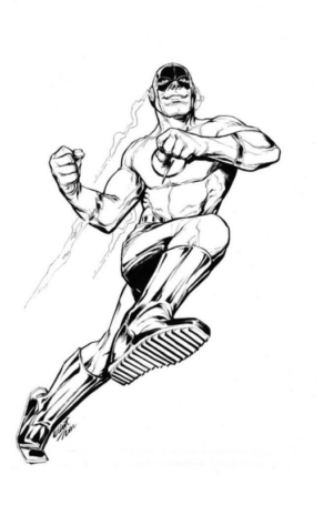 Disegno di Flash da stampare e colorare 7