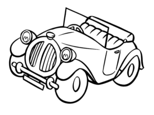 Disegno di automobile da stampare e colorare 330