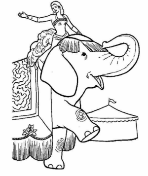 Disegno di circense da stampare e colorare 26