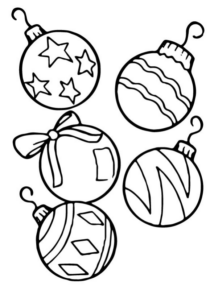 Disegno di palla di Natale da stampare e colorare 19 Disegno di palla di Natale da stampare e colorare 19