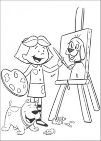 Disegno di artista da stampare e colorare 9
