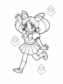 Disegno di Sailor Moon da stampare e colorare 64