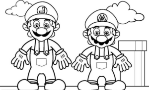 Disegno di Super Mario da stampare e colorare 69