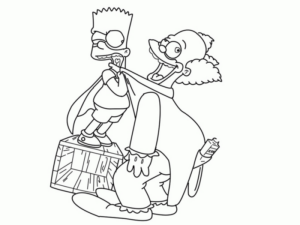 Disegno di I Simpson da stampare e colorare 26