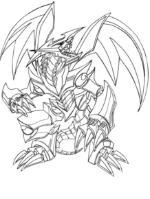 Disegno di Yu-Gi-Oh! da stampare e colorare 3