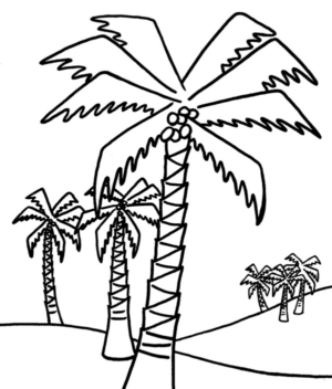 Disegno di albero da stampare e colorare 34