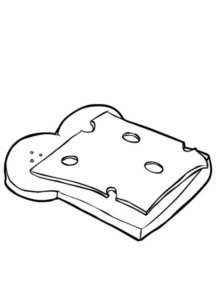 Disegno di colazione da stampare e colorare 5