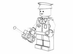 Disegno di LEGO City da stampare e colorare 15