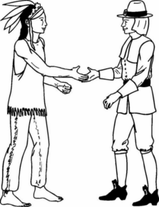 Disegno di Indiani d’America da stampare e colorare 93