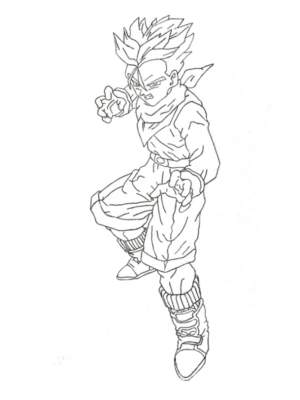 Disegno di Dragon Ball da stampare e colorare 125