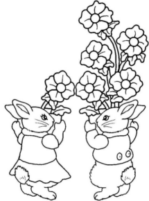 Disegno di fiore da stampare e colorare 361