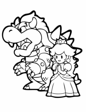 Disegno di Super Mario da stampare e colorare