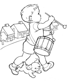 Disegno di bambino da stampare e colorare 53
