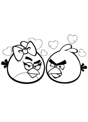 Disegno di Angry birds da stampare e colorare 108
