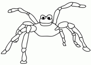 Disegno di ragno da stampare e colorare 40