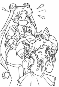 Disegno di Sailor Moon da stampare e colorare 75